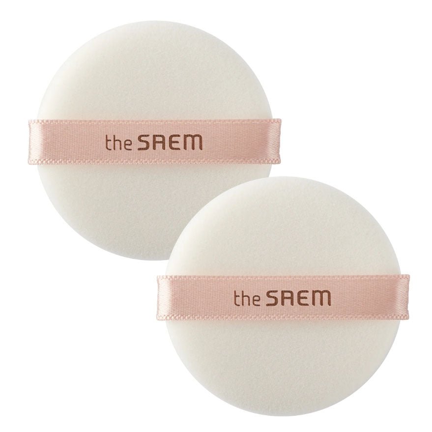 The Saem Art'Lif Compressed Flocking Round Puff (30pcs)