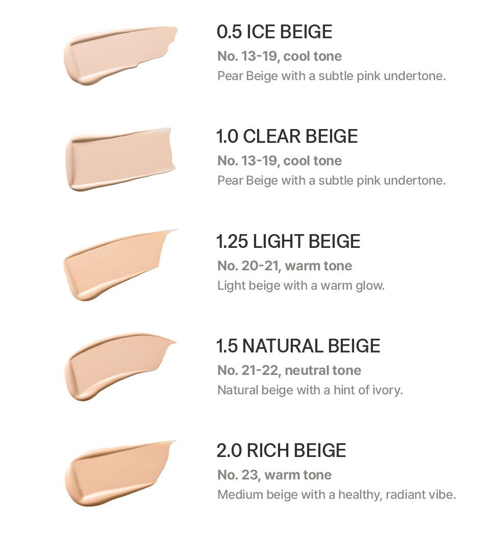 The Saem Cover Perfection Concealer Cushion Renewal Set (Main + Refill) 12g x 2 (5 Colors)