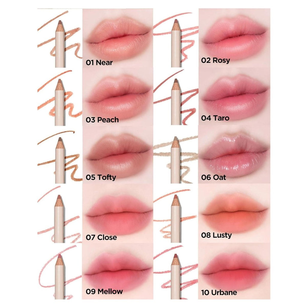 [1+1 Deal] The Saem Cover Perfection Lip Pencil - 10 Colors 100ml