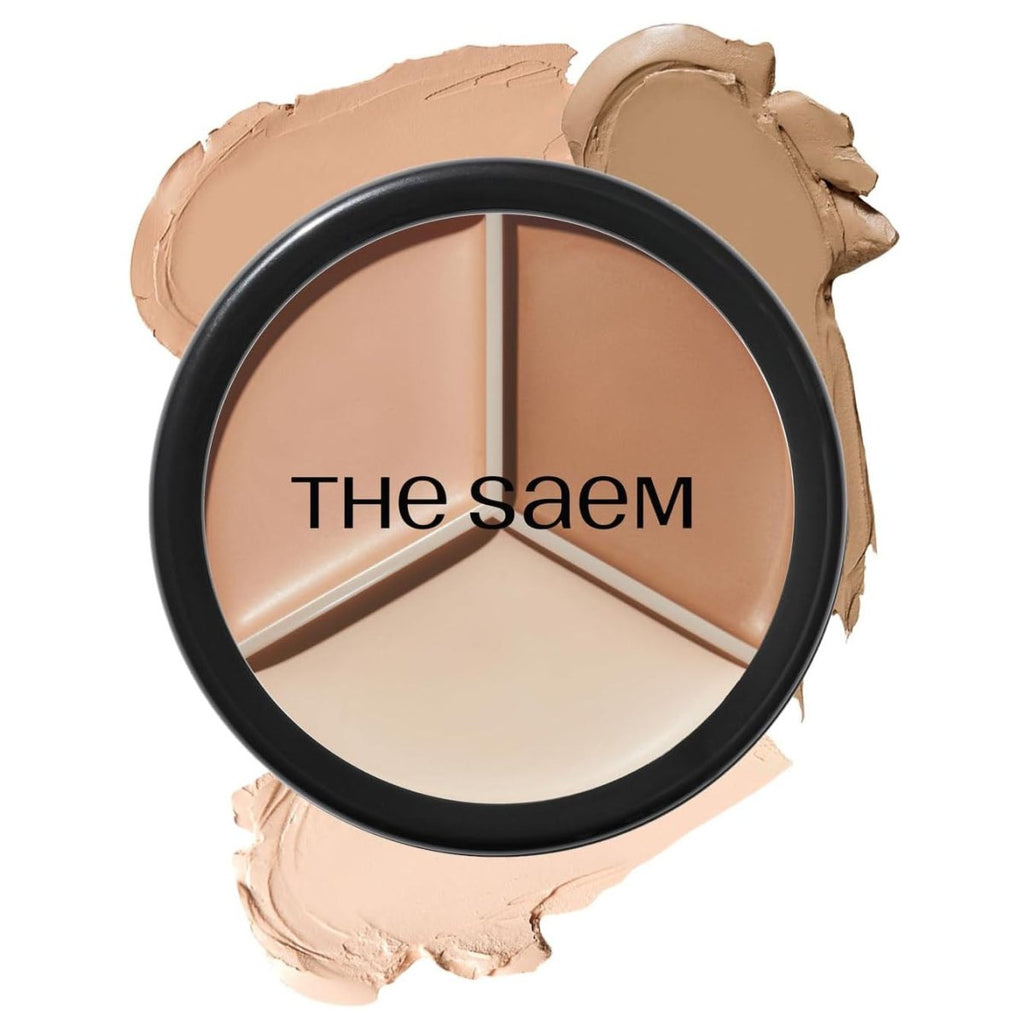 The Saem Cover Perfection Triple Pot Concealer 4.4g (7 Colors)