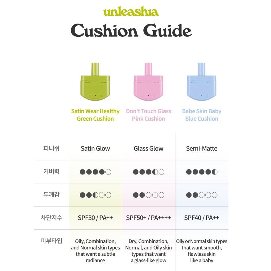 Unleashia Babe Skin Baby Blue Cushion 15g