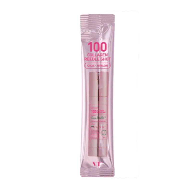 VT Cosmetics Collagen Reedle Shot 100 Stick Pouch 2ml - 10 Sticks x 2 (Total 20 Sticks)