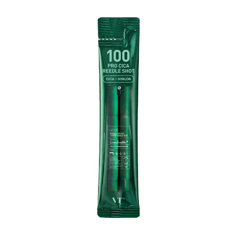 VT Cosmetics Pro-Cica Reedle Shot 100 Stick Pouch 2ml - 10ea x 2 Packs (20 Sticks Total)