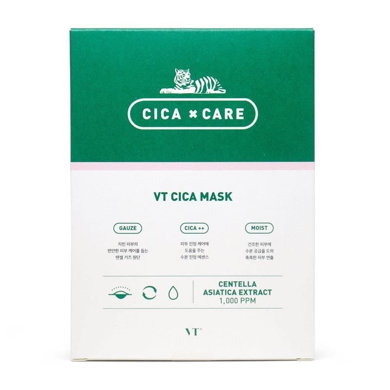 VT Cica Calming Mask Pack (25Sheets) + Nipple Patches (3 Pcs)
