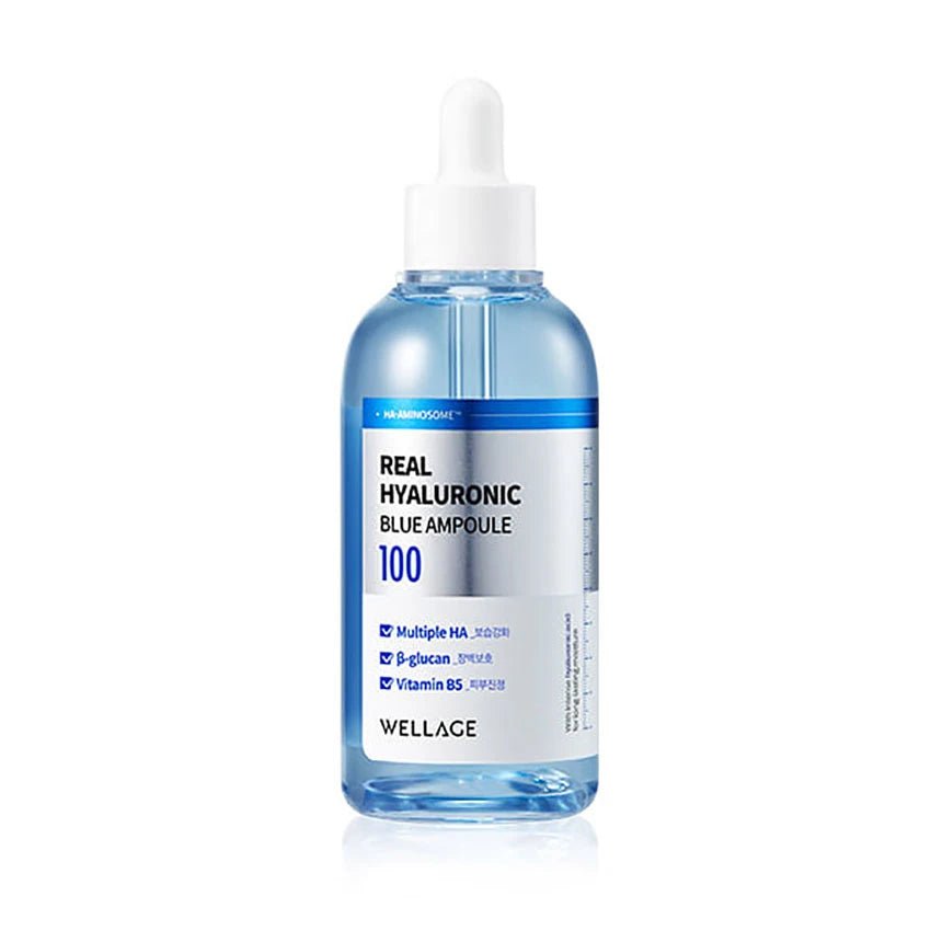 Wellage Real Hyaluronic Blue 100 Ampoule Set (60ml + 60ml)