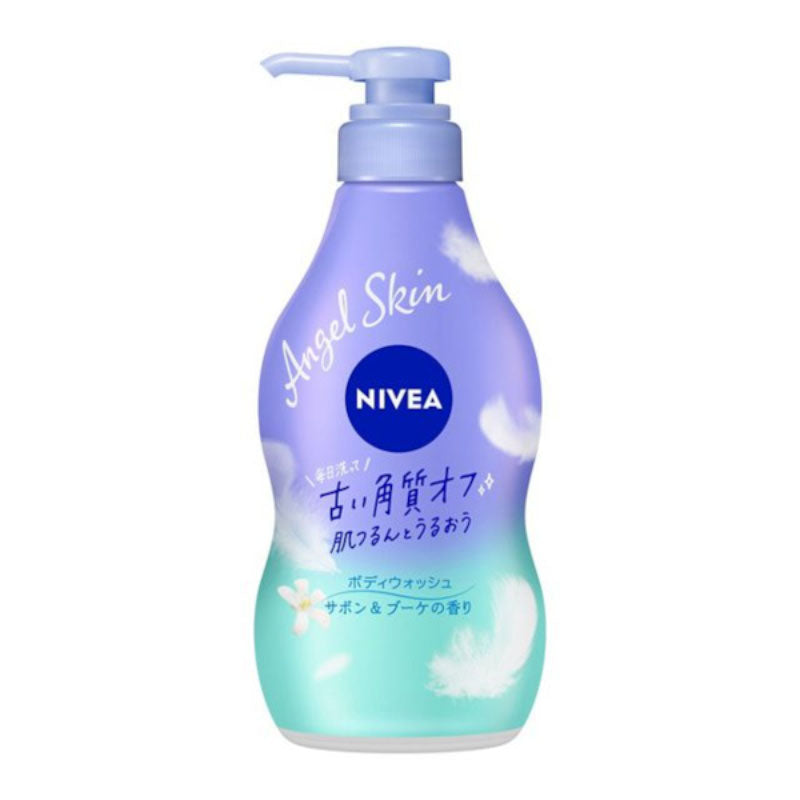 Nivea Japan Angel Skin Body Wash, Savon & Bouquet Scent, 480ml