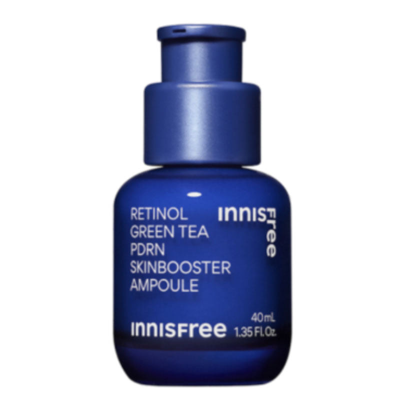 Innisfree Retinol Green Tea PDRN Skin Booster Ampoule 40ml (1ea)