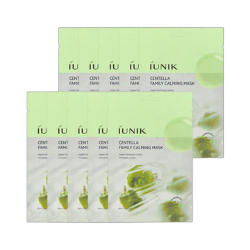 iUNIK Centella Family Calming Mask (25ml) - 10 Sheets