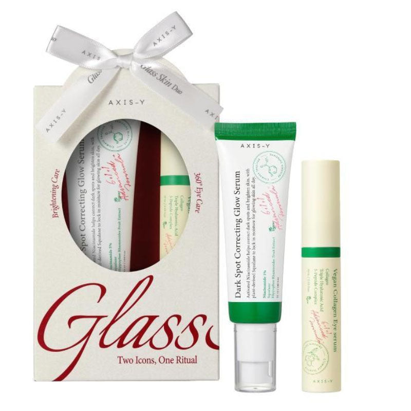 Glass Skin Duo Set (Glow Serum + Eye Serum) 350ml