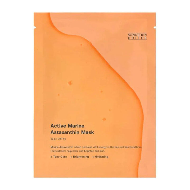 Sungboon Editor Active Marine Astaxanthin Toning Serum Mask 23ml (10 Sheets)