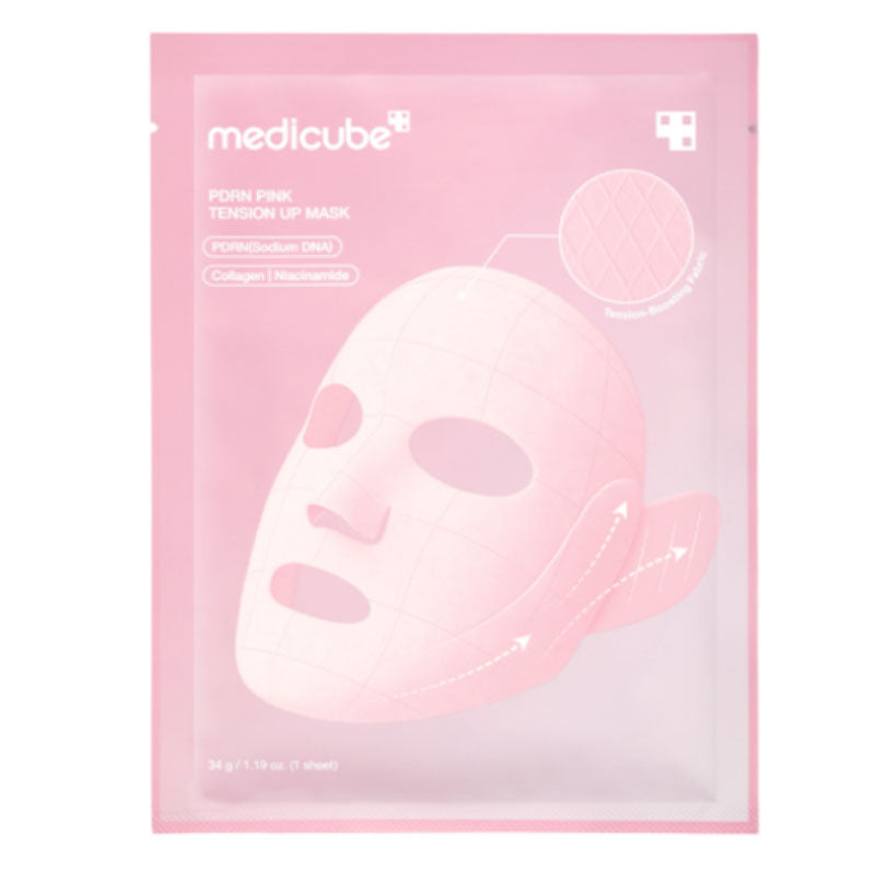 Medicube PDRN Pink Tension Up Mask 34Sheets (1 Box)