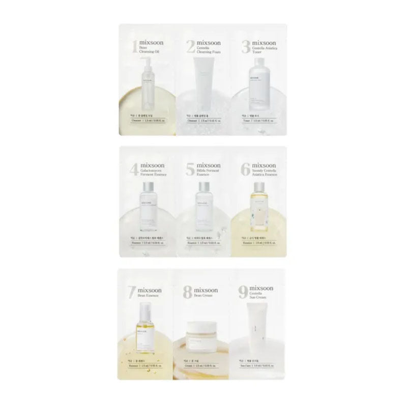 Mixsoon 9-Step Trial Kit 1ml