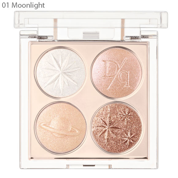 Dasique Starry Night Shadow Palette Holiday Edition 02 Aurora - 2pcs