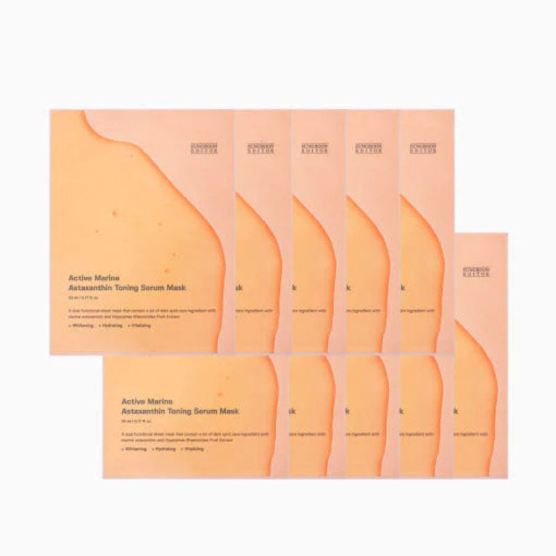 Sungboon Editor Active Marine Astaxanthin Toning Serum Mask 23ml (10 Sheets)