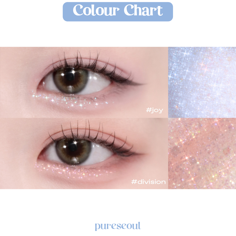GLOW Glass Glitter - 5 Colors Set (3ea)
