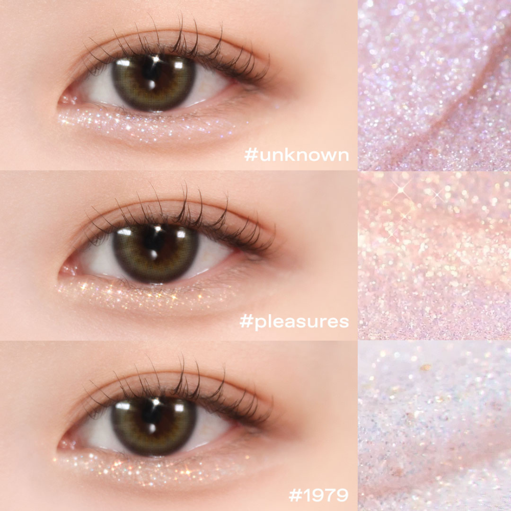 GLOW Glass Glitter - 5 Colors Set (3ea)