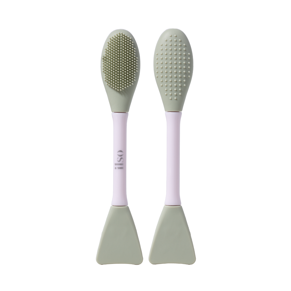 Ilso Dual Clean Cleansing Brush (3-in-1 Cleansing, Pack & Massage) - 1pc 200ml