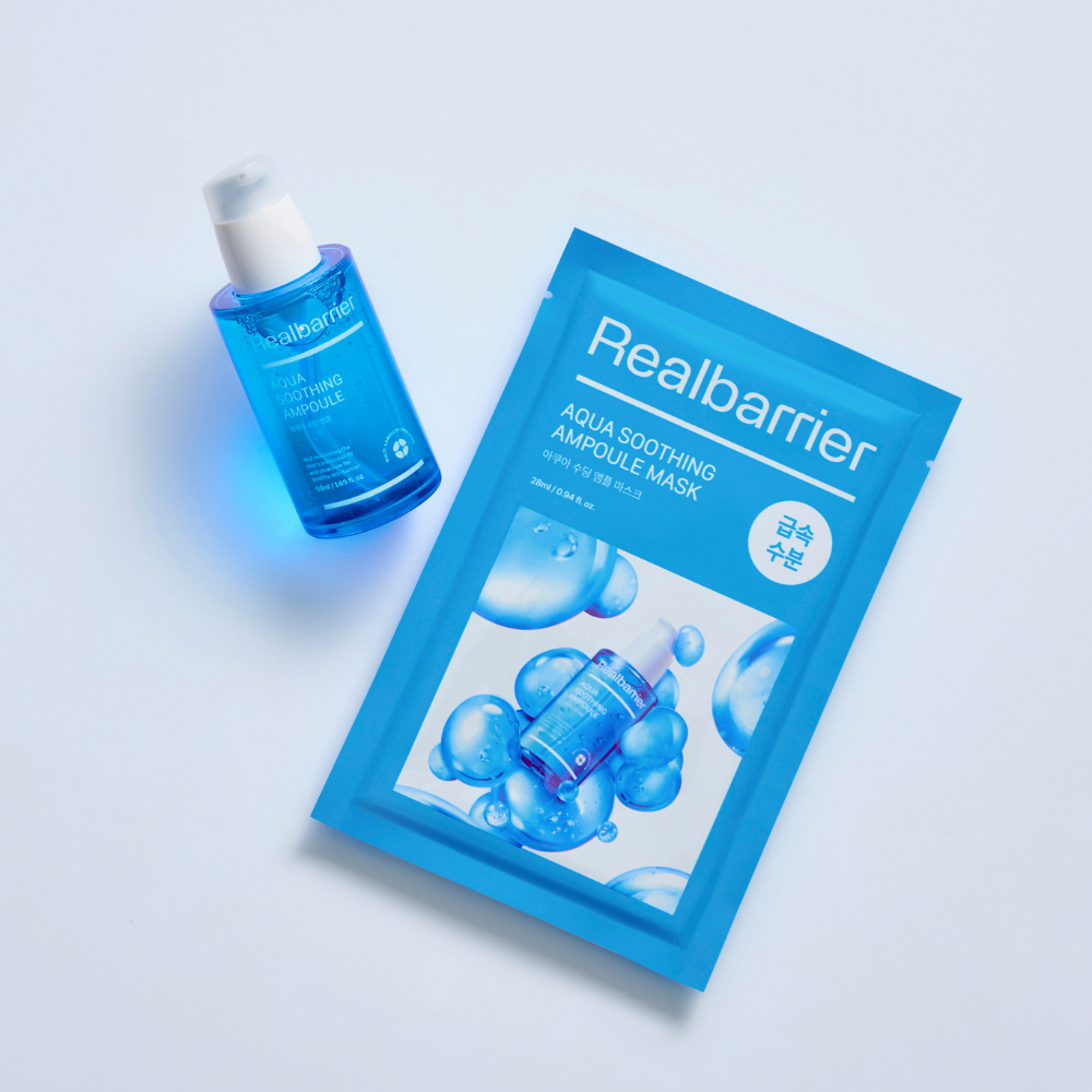 Real Barrier Aqua Soothing Ampoule Mask (New Version) - 90Sheets