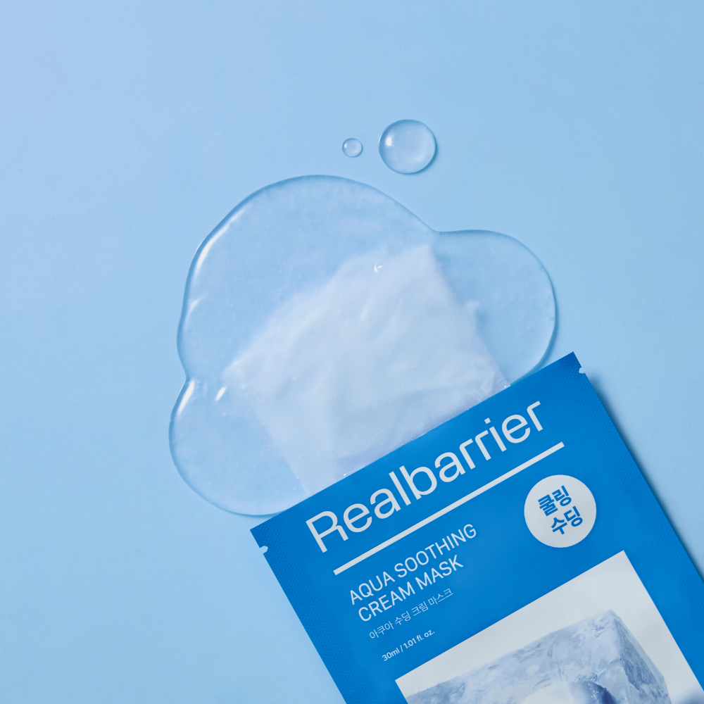 Real Barrier Aqua Soothing Cream Mask - 90Sheets