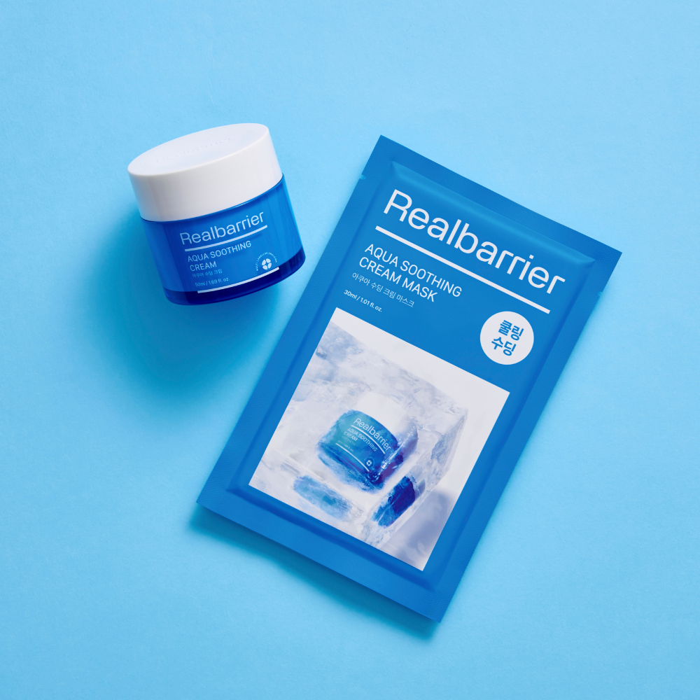 Real Barrier Aqua Soothing Cream Mask - 90Sheets