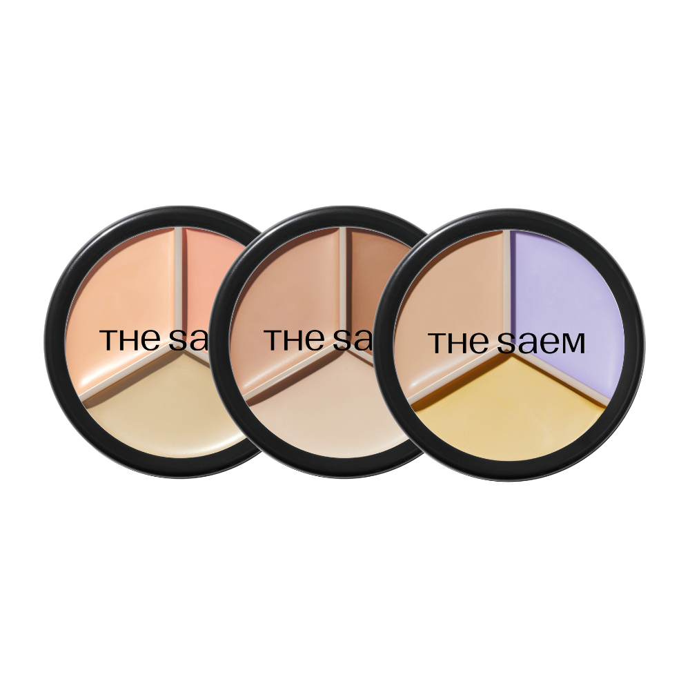 The Saem Cover Perfection Triple Pot Concealer - 5 Colors 14ml